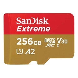 SanDisk EXTREME 256GB Flash Kart