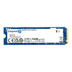 Kingston 2TB NV3 Gen4 NVMe M.2 SSD (6000MB Okuma / 5000MB Yazma)