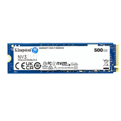 Kingston 500GB NV3 Gen4 NVMe M.2 SSD (5000MB Okuma / 3000MB Yazma)