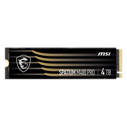 MSI 2TB SPATIUM M480 PRO NVMe Gen4 M.2 2280 SSD (7400MB Okuma /7000MB Yazma)
