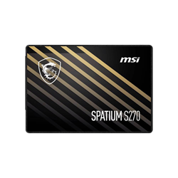 MSI 240GB SPATIUM S270 SATA 3.0 2.5" SSD (500MB Okuma / 400MB Yazma)
