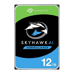 Seagate 12TB Skyhawk AI 256MB 7200rpm 3.5  SATA 3.0 Güvenlik Harddisk
