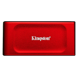 Kingston XS1000R 1TB USB 3.2 Type-C Kırmızı Taşınabilir Harici SSD (1050MB Okuma/1000MB Yazma)