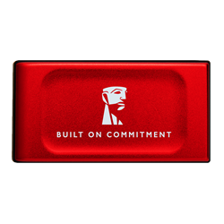 Kingston SXS1000R 1TB USB 3.2 Type-C Kırmızı Taşınabilir Harici SSD 1050MB Okuma/1000MB Yazma