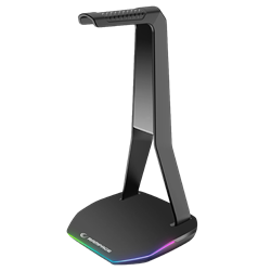 Rampage TOWER T14 Kulaklık İçin RGB Siyah Işıklı Stand