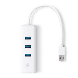 TP-LINK UE330 USB 3.0 3-Port Hub ve Gigabit Ethernet Adaptör