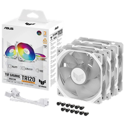 ASUS TUF GAMING TR120 Reverse ARGB 120mm Üçlü Beyaz Kasa Fanı
