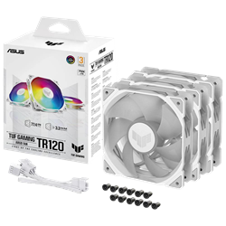 ASUS TUF GAMING TR120 ARGB 120mm Üçlü Beyaz Kasa Fanı
