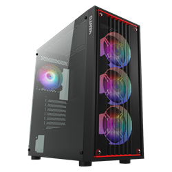 VENTO VG22AL 850W Tempered Glass USB 3.0 Mesh ARGB E-ATX Tower Kasa + FSP HD2-850W GEN5  PSU