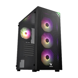 VENTO VG3400S RGB Tempered Glass USB 3.0 Mesh ATX Mid Tower Kasa + FSP 650W 80Plus PSU