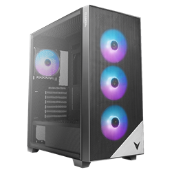 VENTO VG4051L 850W Metal Mesh USB 3.0 USB 2.0 RGB E-ATX Siyah Kasa