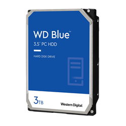 WD 3TB Blue 256MB 5400rpm 3.5" SATA 3.0 Harddisk