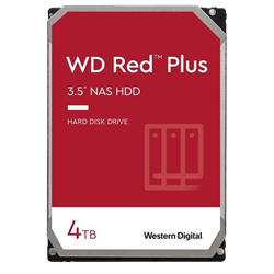 WD 4TB Red Plus NAS 3.5" SATA 3.0 5400 RPM 64MB Harddisk