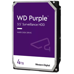 WD 3.5" 4 TB Purple SATA 3.0 256MB 5400 RPM Hard Disk