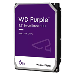 WD 6TB Purple 256MB 5400rpm 3.5" SATA Güvenlik Harddisk