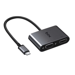 Bix BX14HB Type-C 3.1 HDMI & VGA Dönüştürücü Adaptör