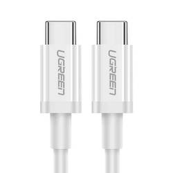 UGREEN Type-C to Type-C 3A 1 Metre Beyaz Hızlı Şarj ve Data Kablosu