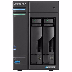 ASUSTOR LOCKERSTOR 2 AS6602T Intel J4125  4GB DDR4(8GB Ram Desteği) 2 Yuvalı(2X22TB Desteği),M.2 x2 2.5GbE x2 USB 3.2 NAS Depolama Ünitesi