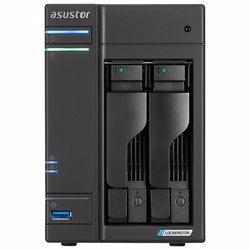 ASUSTOR Lockerstor Gen2 AS6702T Intel Celeron N5105 2 Yuvalı(2X22TB Desteği) 4GB DDR4(16GB Ram Desteği) M.2 2.5GbE USB 3.2 NAS Depolama Ünitesi