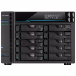 ASUSTOR Lockerstor 10 Pro AS7110T Intel Xeon E-2224 8GB DDR4 ECC(64GB Ram Desteği) 10 Yuvalı(10X22TB Desteği) M.2 10GbE 2.5 GbE USB 3.2 NAS Depolama Cihazı