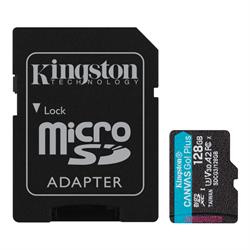 Kingston 128GB Canvas Go! Plus microSD Hafıza Kartı (170MB/s Varan Okuma, 90MB/s Varan Yazma)