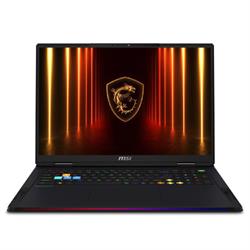 MSI RAIDER A18 HX A9WIG-092TR R9 9955HX3D 64GB DDR5 RTX5080 GDDR7 16GB 2TB SSD 18 UHD Miniled+ 120Hz W11 Gaming Notebook