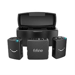 Fifine M9 Kablosuz Yaka Mikrofon Seti