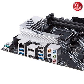 ASUS PRIME B550-PLUS 4600MHz(OC) DDR4 Soket AM4 M.2 DP HDMI ATX Anakart