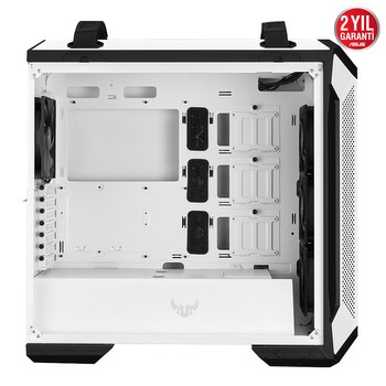 ASUS TUF GAMING GT501 White Edition RGB Tempered Glass USB 3.1 Mid Tower Kasa