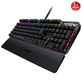 ASUS TUF GAMING RA05 K3 D/BN Brown Switch Türkçe RGB Mekanik Gaming Klavye