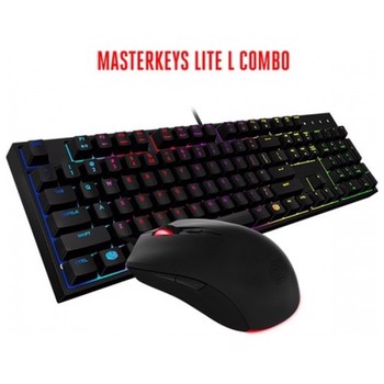 Cooler Master MasterKeys Lite L Combo RGB Mekanik Hisli TR Gaming Klavye Mouse Set 