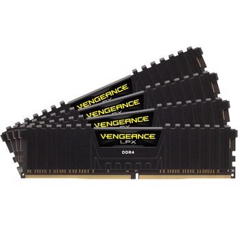 CORSAIR 32GB (4x8GB) Vengeance LPX Siyah 3200MHz CL16 DDR4 Quad Kit Ram