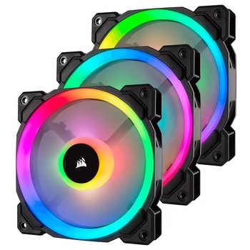 CORSAIR LL120 RGB Dual Light Loop PWM 120mm Fan (3 lü Paket)