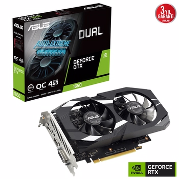 ASUS GeForce GTX 1650 DUAL 4GB V2 GDDR6 128 Bit Ekran Kartı