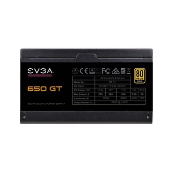 EVGA SuperNOVA GT 650W 80+ Gold Full Modüler 130mm Fanlı PSU