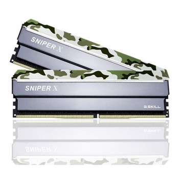 GSKILL 16GB (2x8GB) SniperX Orman Kamuflaj 3200MHz CL16 DDR4 Dual Kit Ram