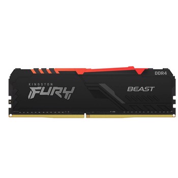 Kingston 16GB FURY Beast RGB 3200Mhz CL16 DDR4 Single Kit Ram
