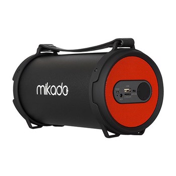 Mikado MD-44BT Siyah/Kırmızı Fm Destekli Outdoor Bluetooth Müzik Kutusu