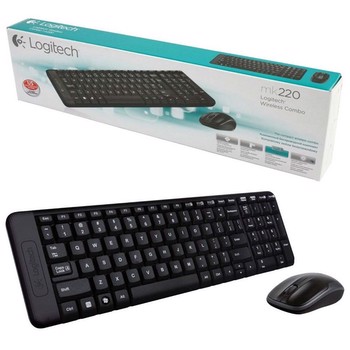 Logitech MK220 Kablosuz Türkçe Klavye Mouse Set