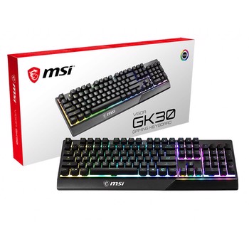 MSI Vigor GK30 Mekanik Hisli Türkçe RGB Gaming Klavye