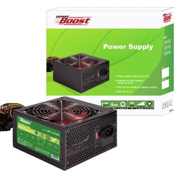 Power Boost BST-ATX300R 300w 12cm Kırmızı Fan Siyah ATX POWER SUPPLY (Retail Box)