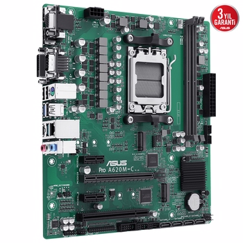 ASUS PRO A620M-C/CSM  DDR5 Soket AM5 M.2 VGA DVI HDMI mATX Anakart