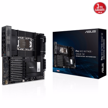 ASUS PRO WS W790E-SAGE SE 6800MHz(OC) DDR5 Soket LGA4677 VGA M.2 HDMI EEB Anakart