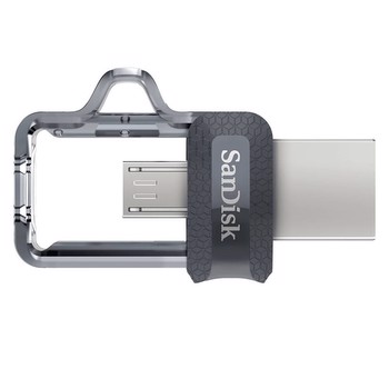 SanDisk 16GB ULTRA ANDROID DUAL DRIVE USB 3.0 Siyah USB Bellek