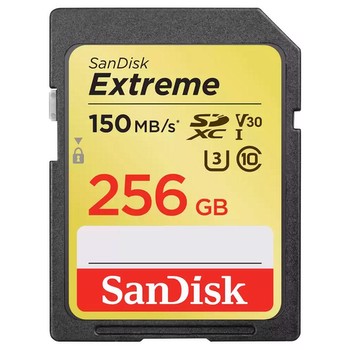 SanDisk EXTREME 256GB Flash Kart
