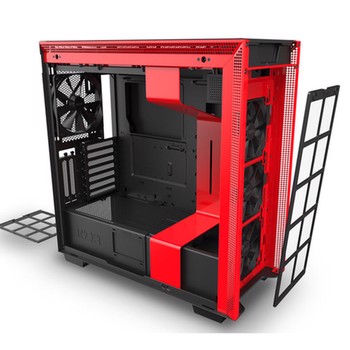 NZXT H710i RGB Tempered Glass USB 3.1 Kırmızı/Siyah Mid Tower Kasa