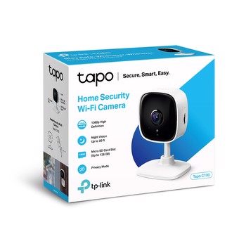 TP-LINK TAPO C100 1080P 128GB MicroSD Gece Görüşlü IP Kamera