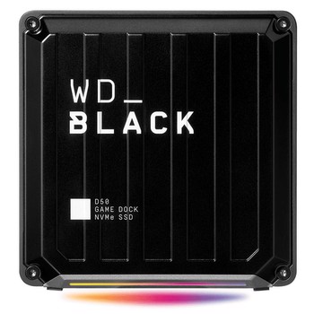 WD BLACK 2TB D50 GAME DOCK NVMe RGB Thunderbolt3 3.5  Siyah Taşınabilir SSD