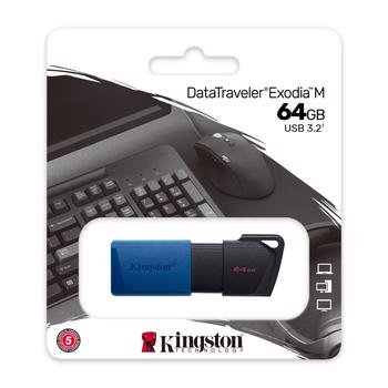 Kingston 64GB DTXM/64GB DataTraveler Exodia M USB 3.2 USB Bellek