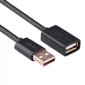 Ugreen USB 2.0 5M Siyah Uzatma Kablosu